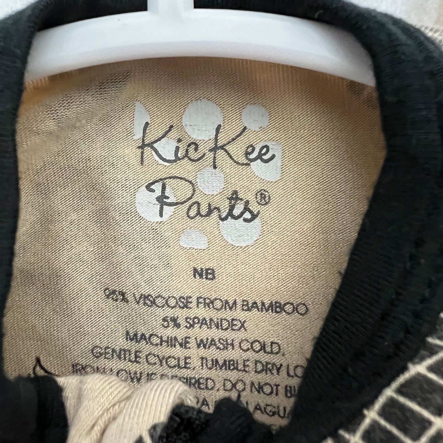 kickee pants zip footie NB