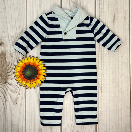 janie and jack shawl collar romper 3-6M