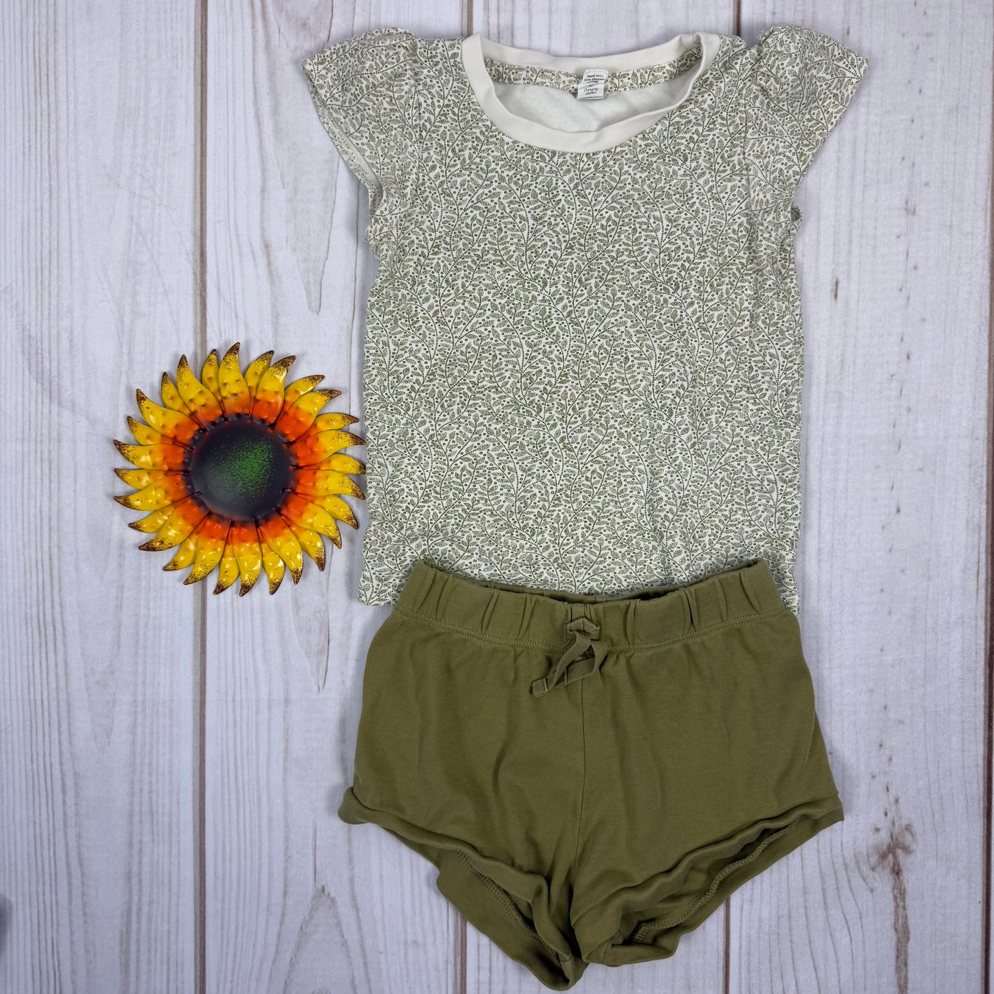 colored organics outfit 4T