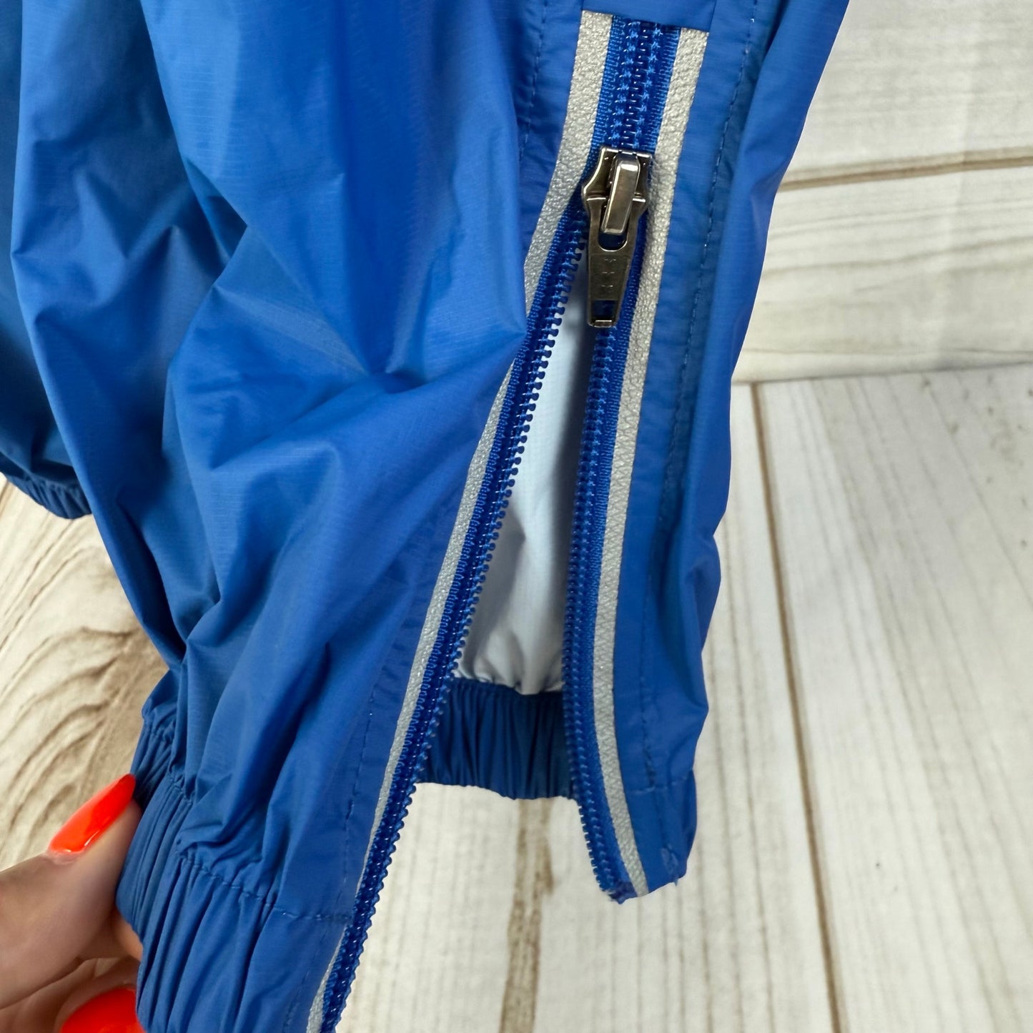 hanna andersson waterproof packable rain pants 130/8