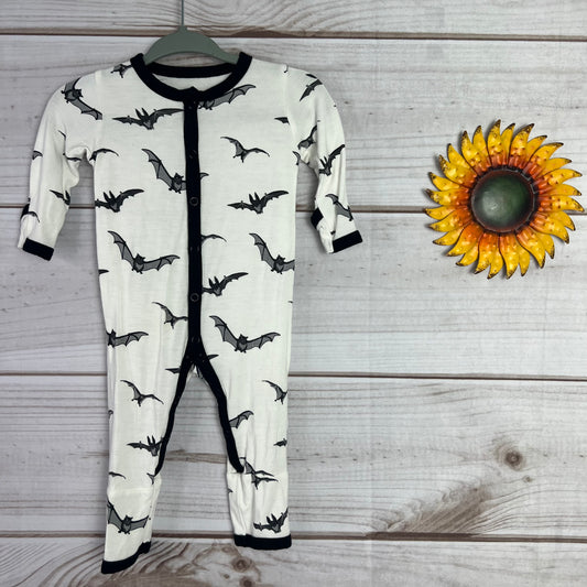 kyte baby bats snap romper 0-3M