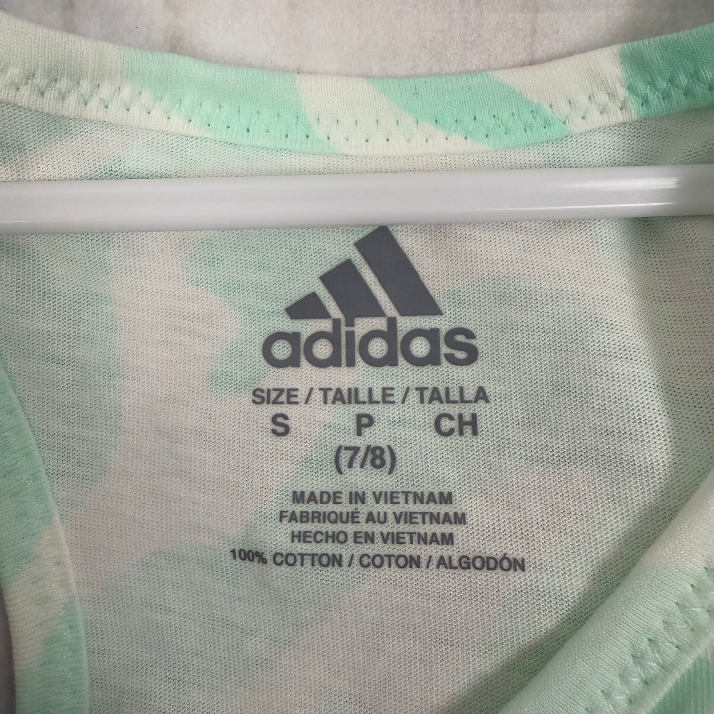 adidas tie-front tank S