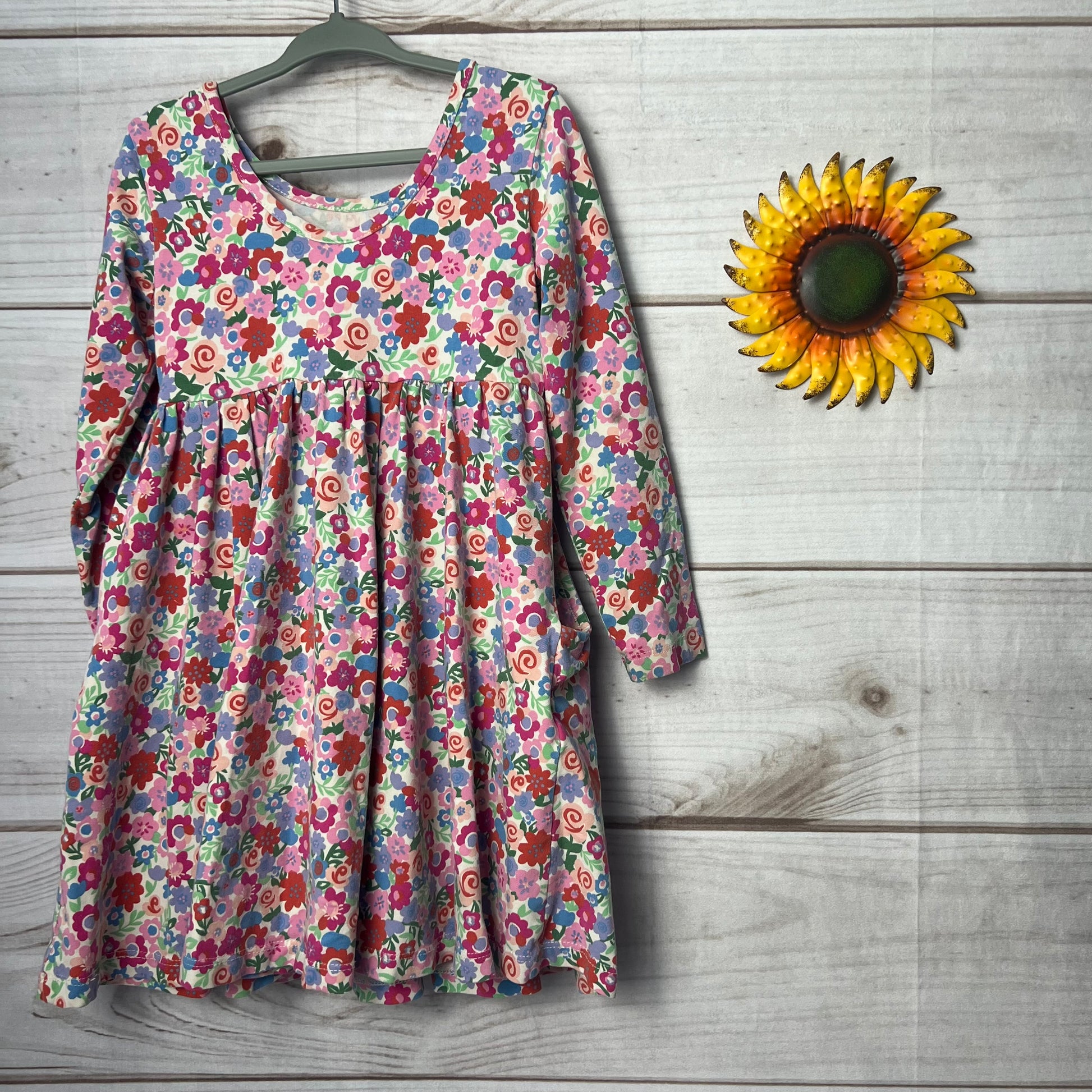 hanna andersson skater dress Rainbow Skirt Skater Dress with Pockets