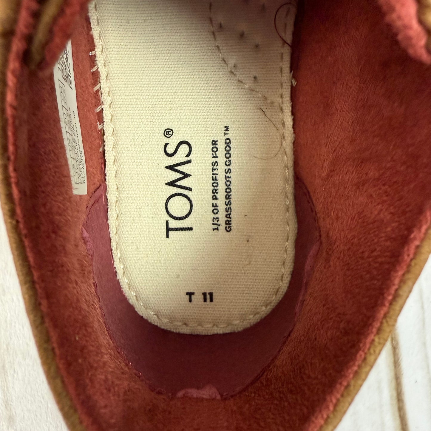 toms toddler botas sneakers 11C