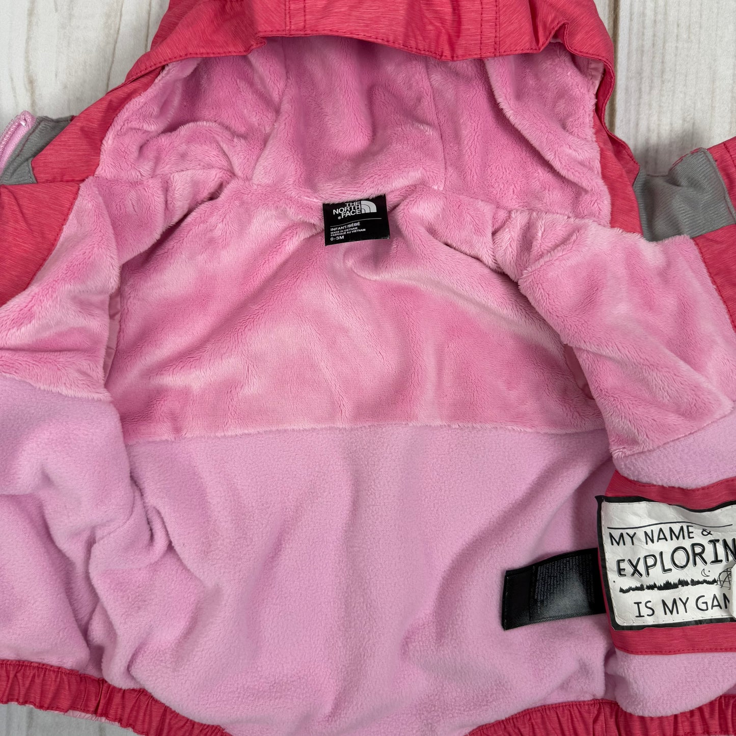 the north face infant lined jacket 0-3M