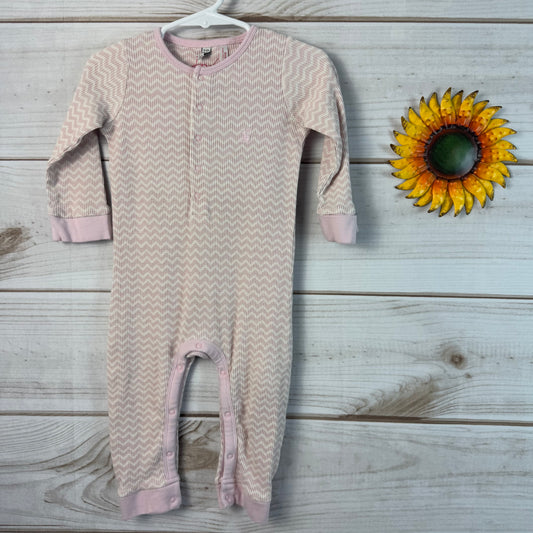 joules zig zag waffle romper 9-12M