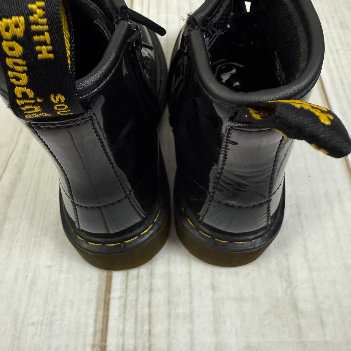 dr. martens toddler 1460 patent boots 12C