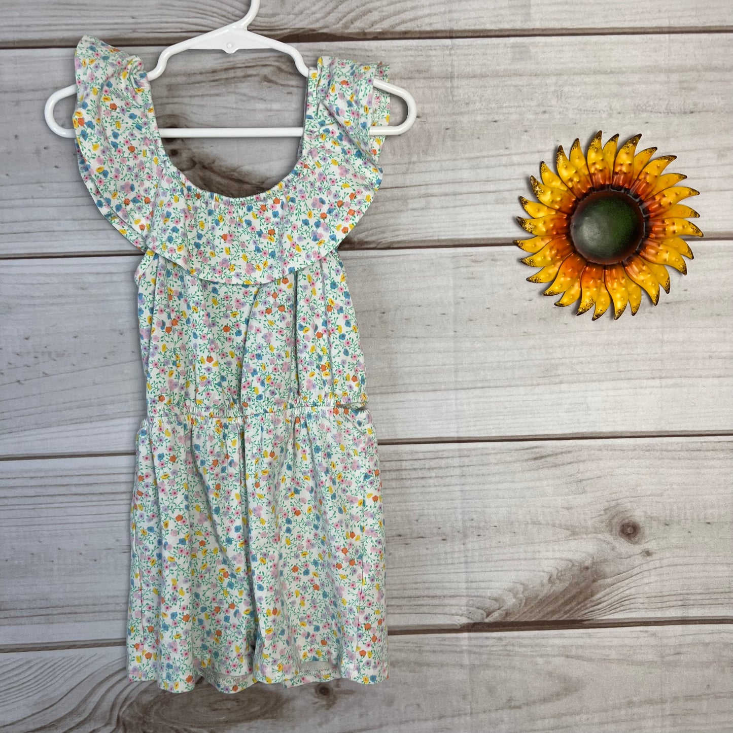 andy & evan floral print romper 3T