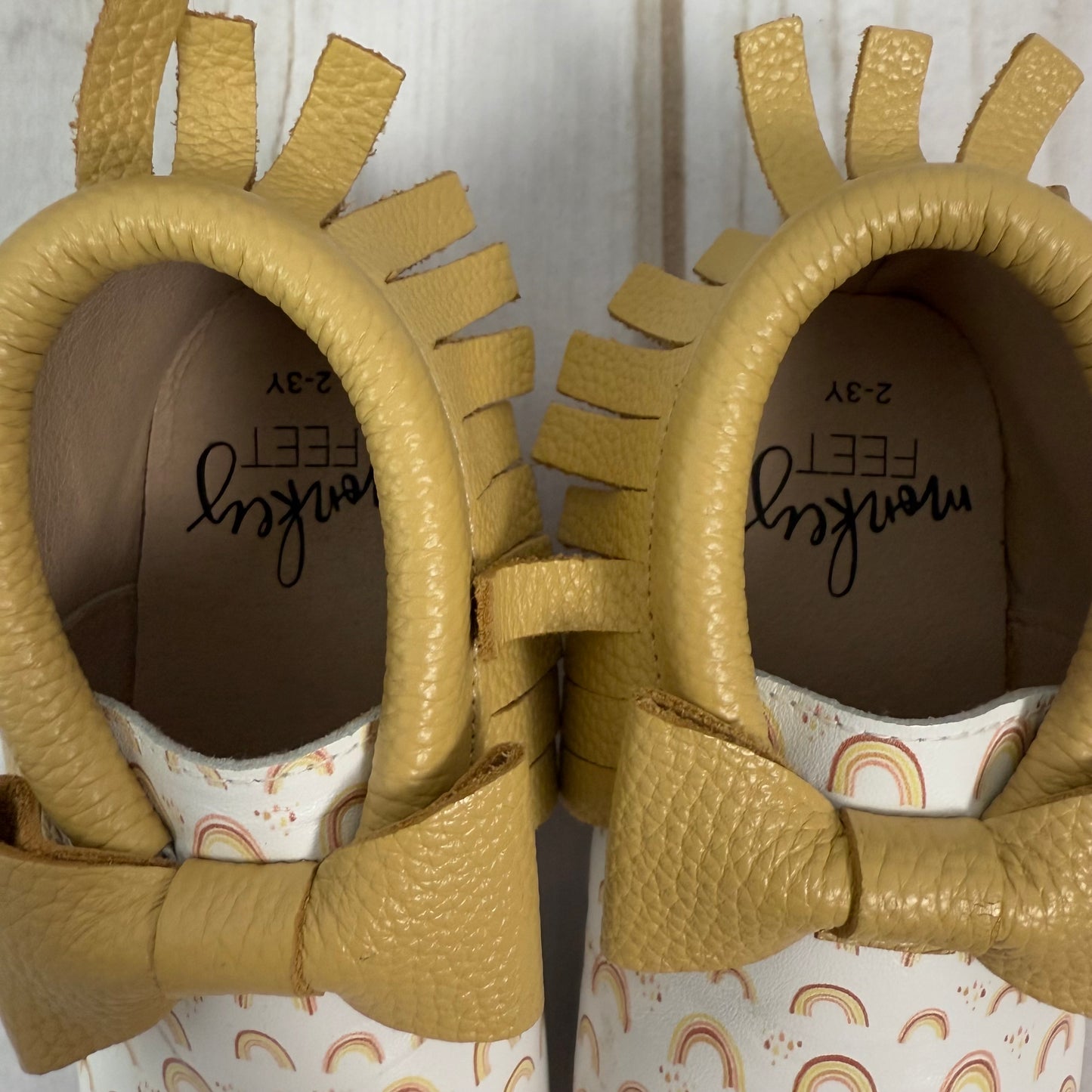 monkey feet moccasins 2/3Y