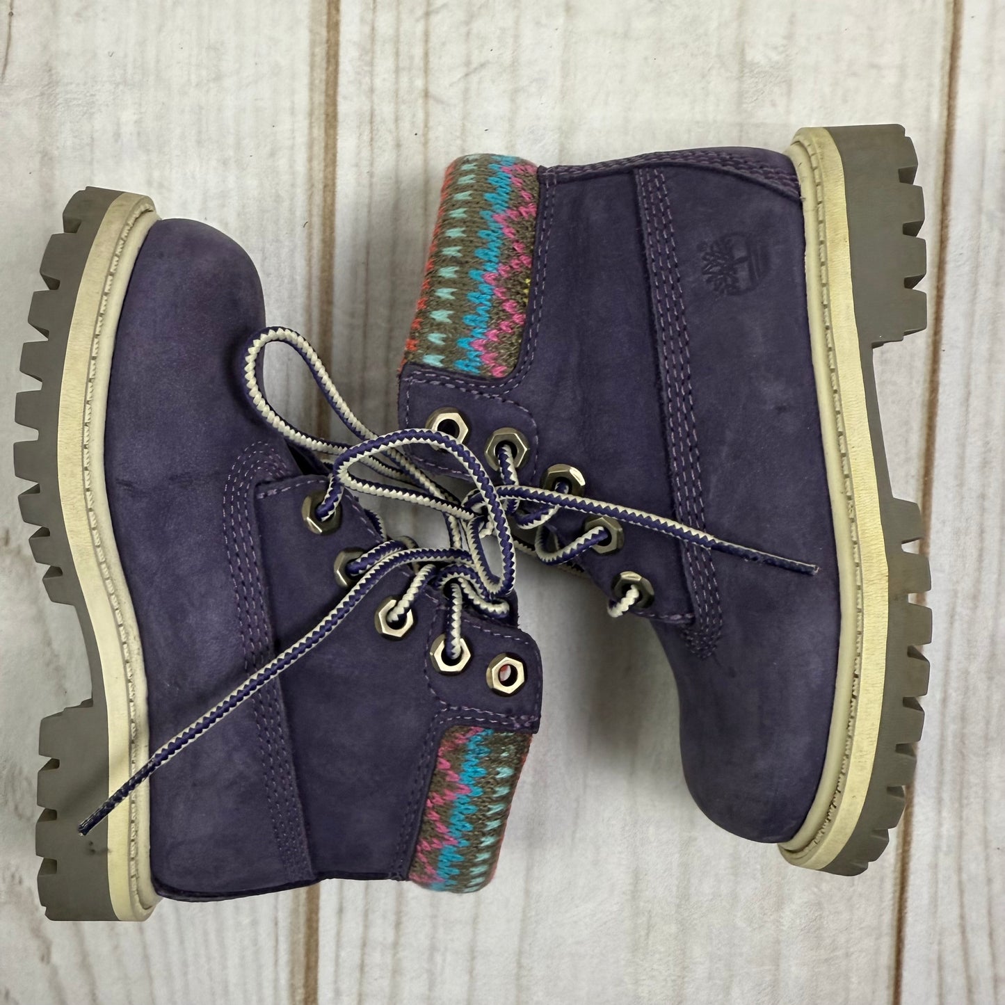 timberland 6" toddler boots 7C