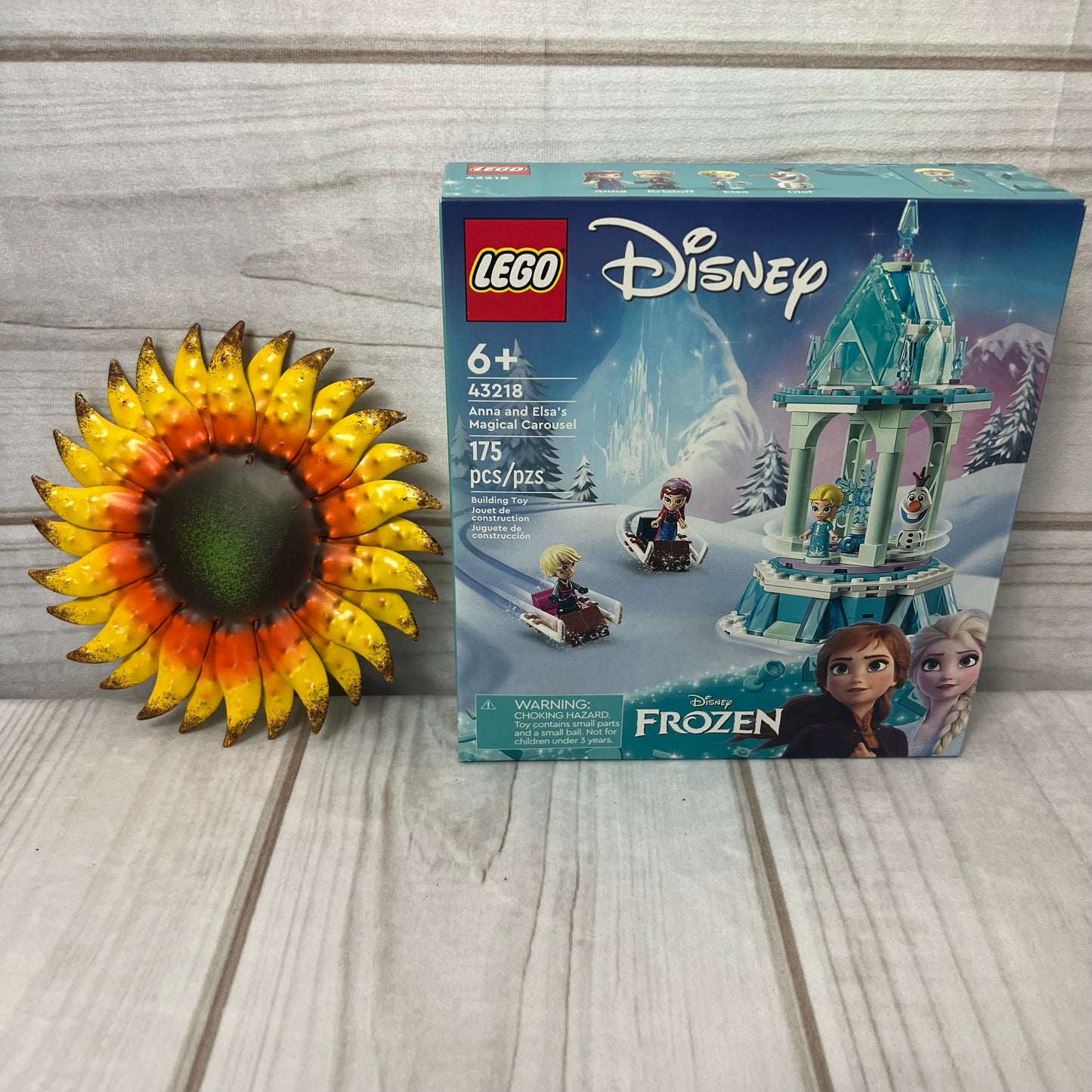 lego x disney anna and elsa's magical carousel