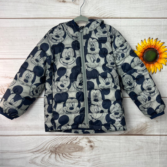 gap kids x disney mickey lightweight puffer 4