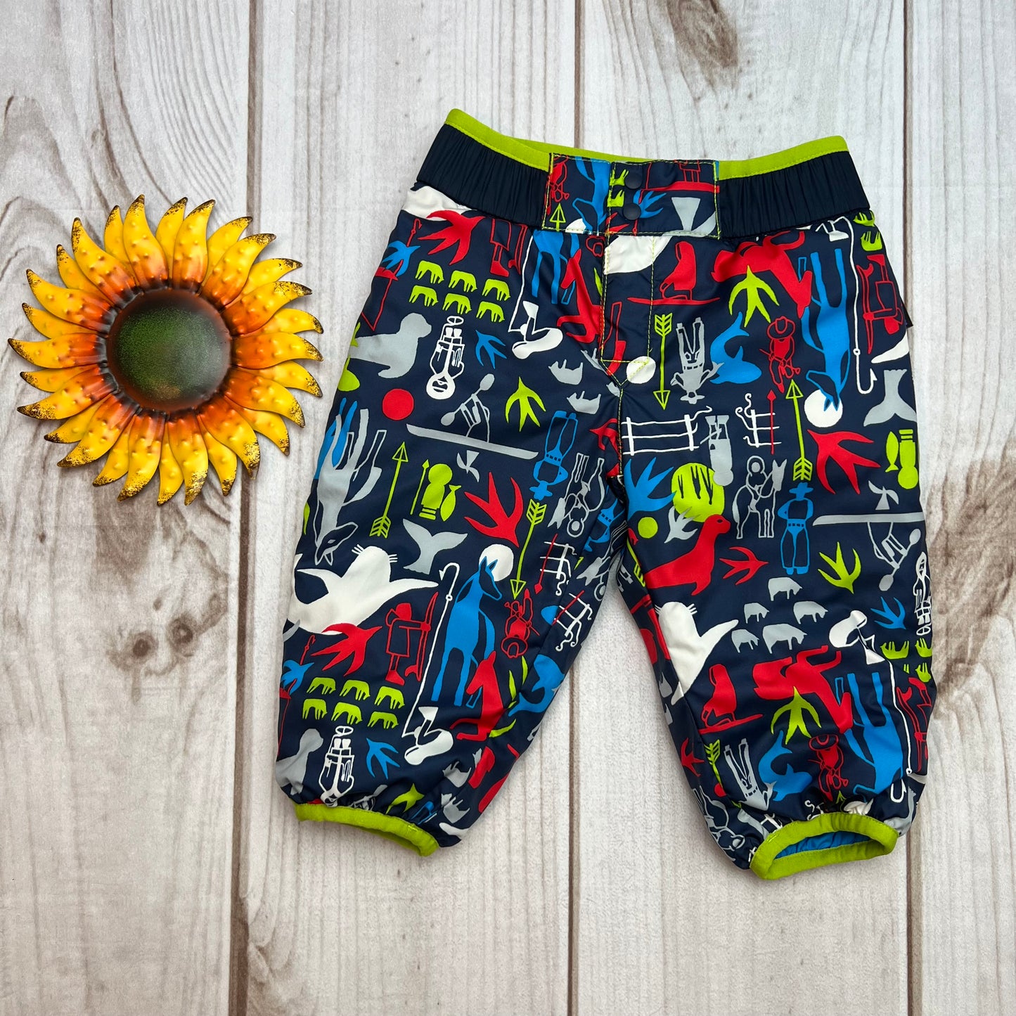 patagonia reversible puff-ball pants 3-6M