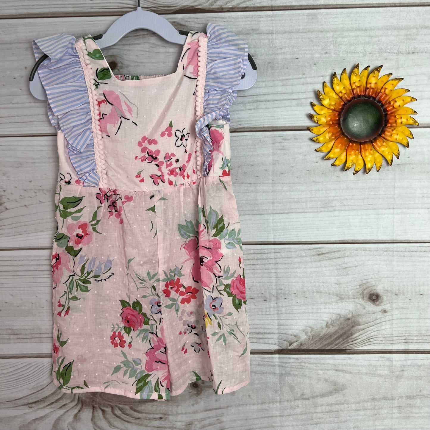 pippa & julie floral romper 2T