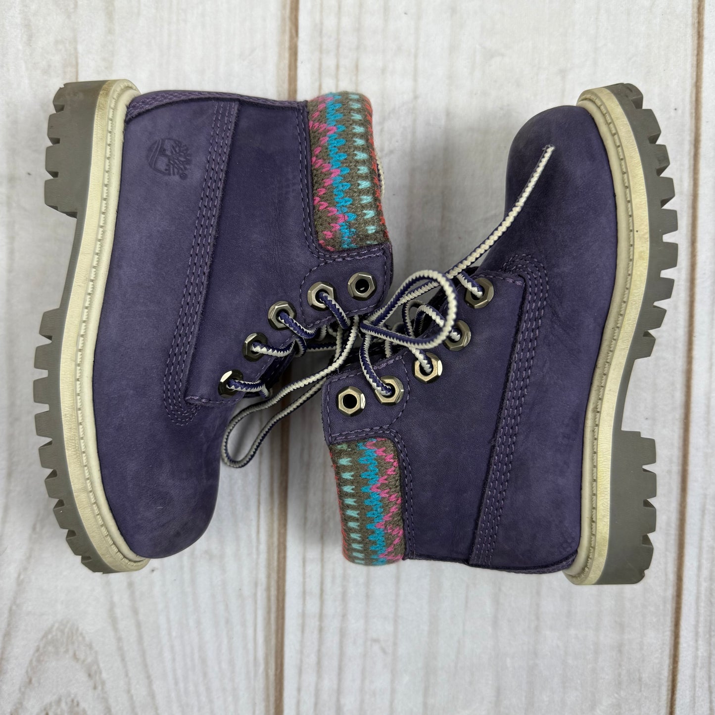 timberland 6" toddler boots 7C