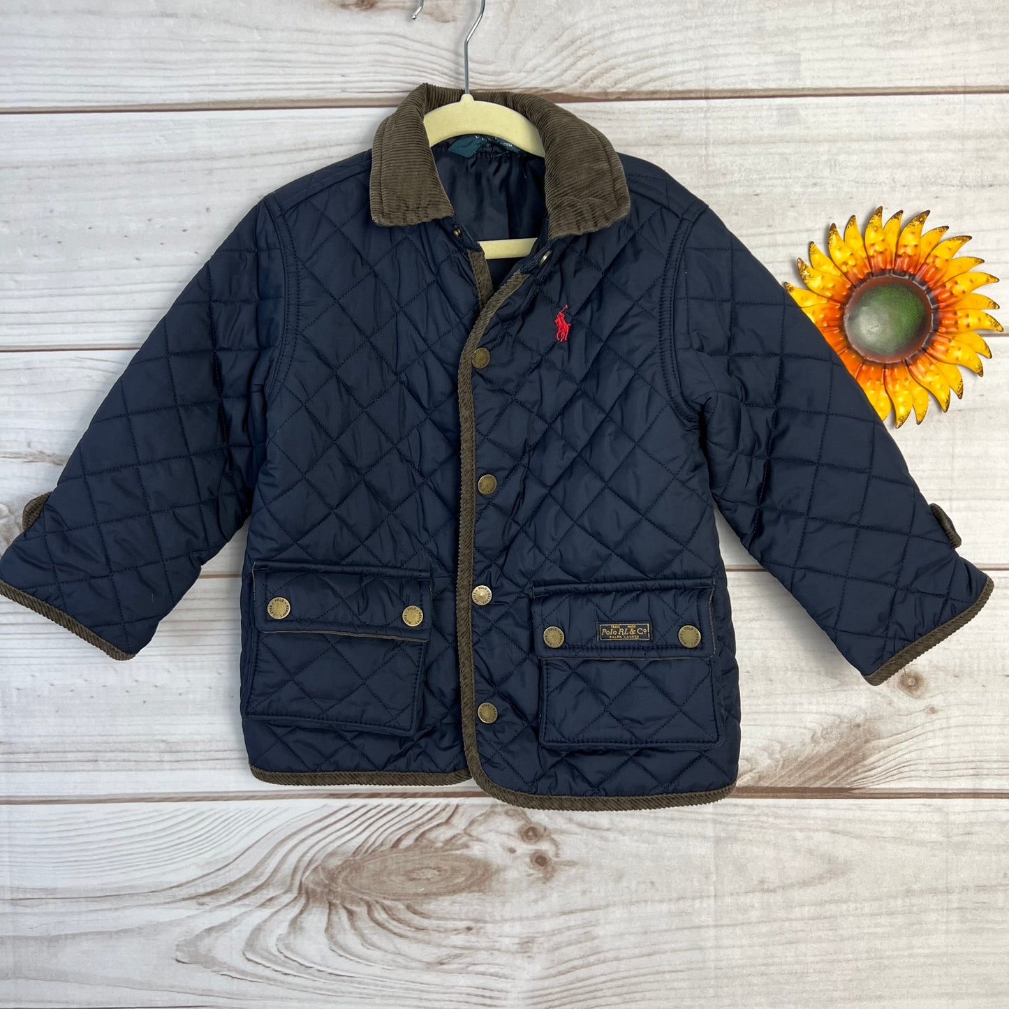 polo boys quilted jacket 4T