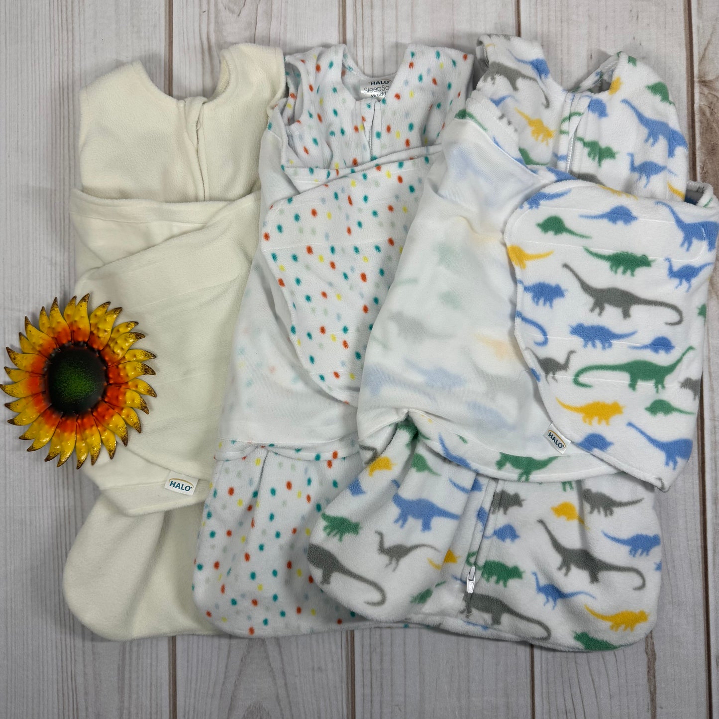 halo fleece swaddle NB