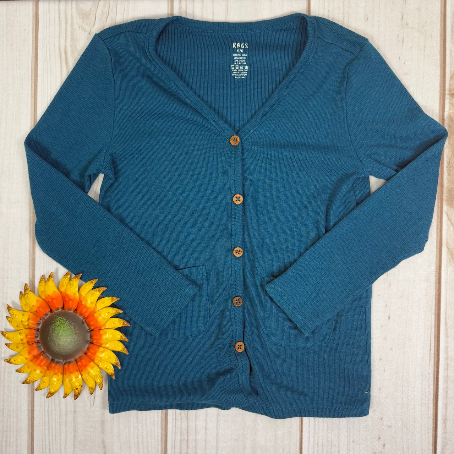 rags essential cardigan 5/6