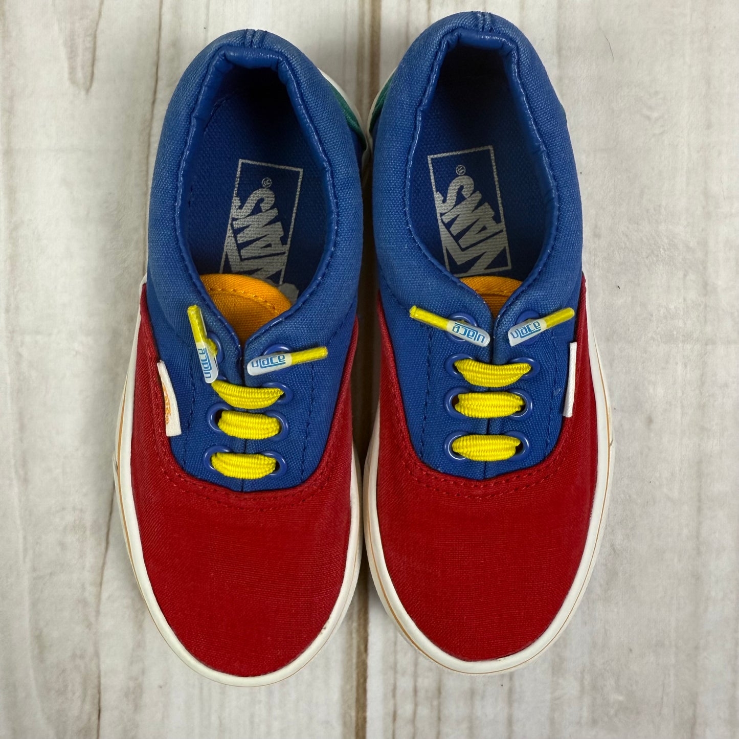 color-block low top vans 11C