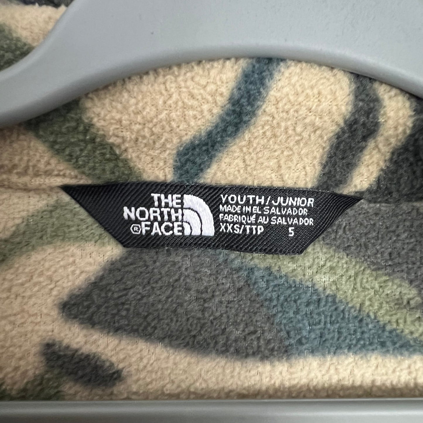 the north face printed glacier 1/4 zip XXS 5