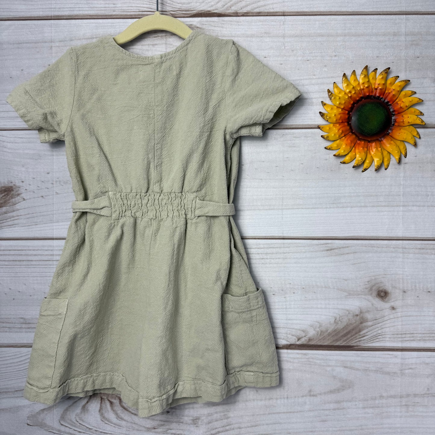 zara girl short sleeve romper 4-5Y