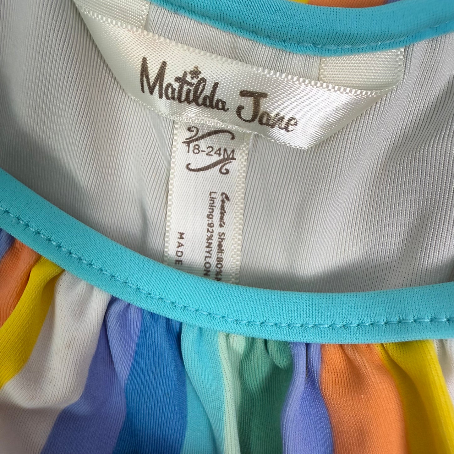 matilda jane two piece swim suit 18-24M