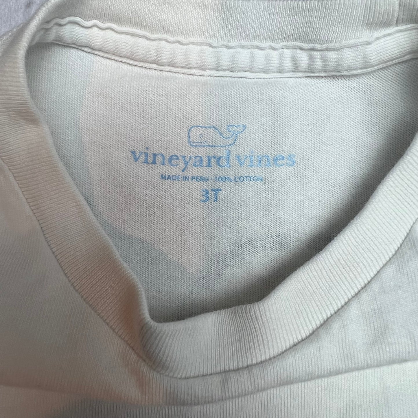 vineyard vines whale logo short sleeve pocket tee 3T