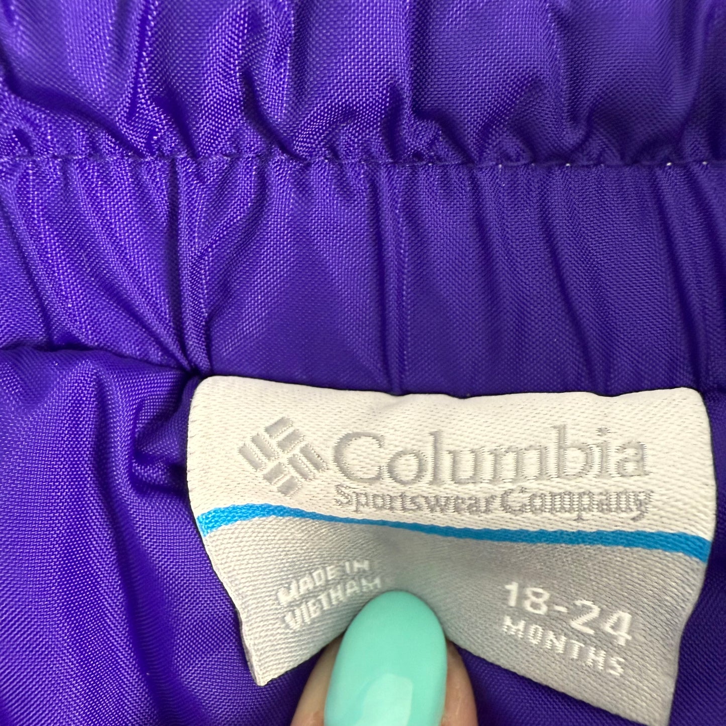 columbia frosty slope snow bib 18-24M