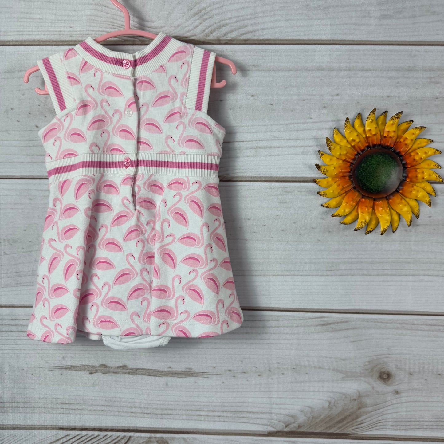 janie and jack flamingo dress 3-6M