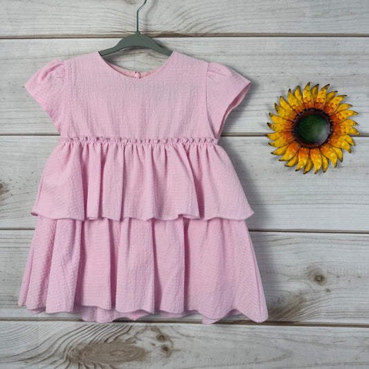 pinolini ruffle tiered dress 12-18M