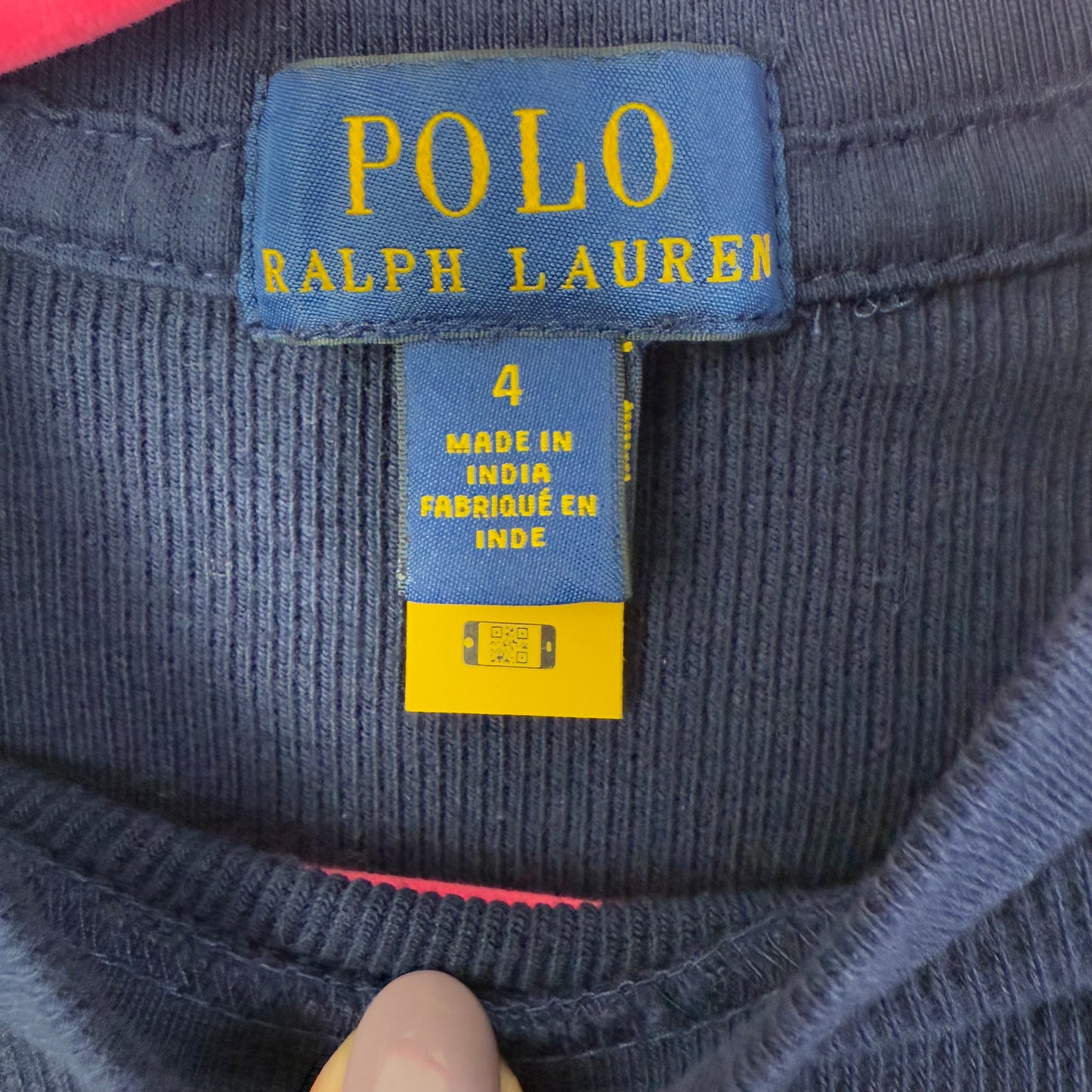 polo ralph lauren knit long sleeve top 4T