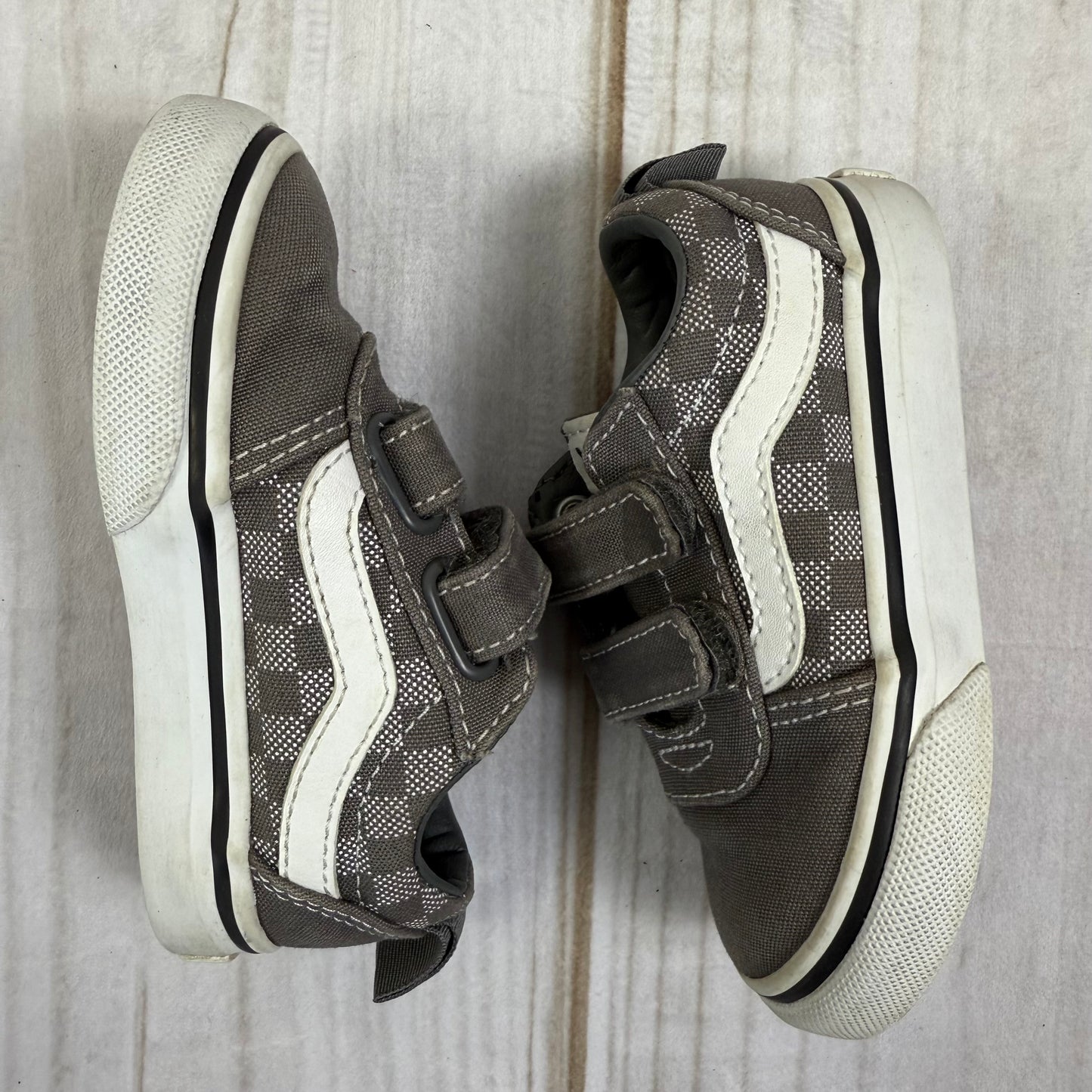 vans old skool gray check 6C