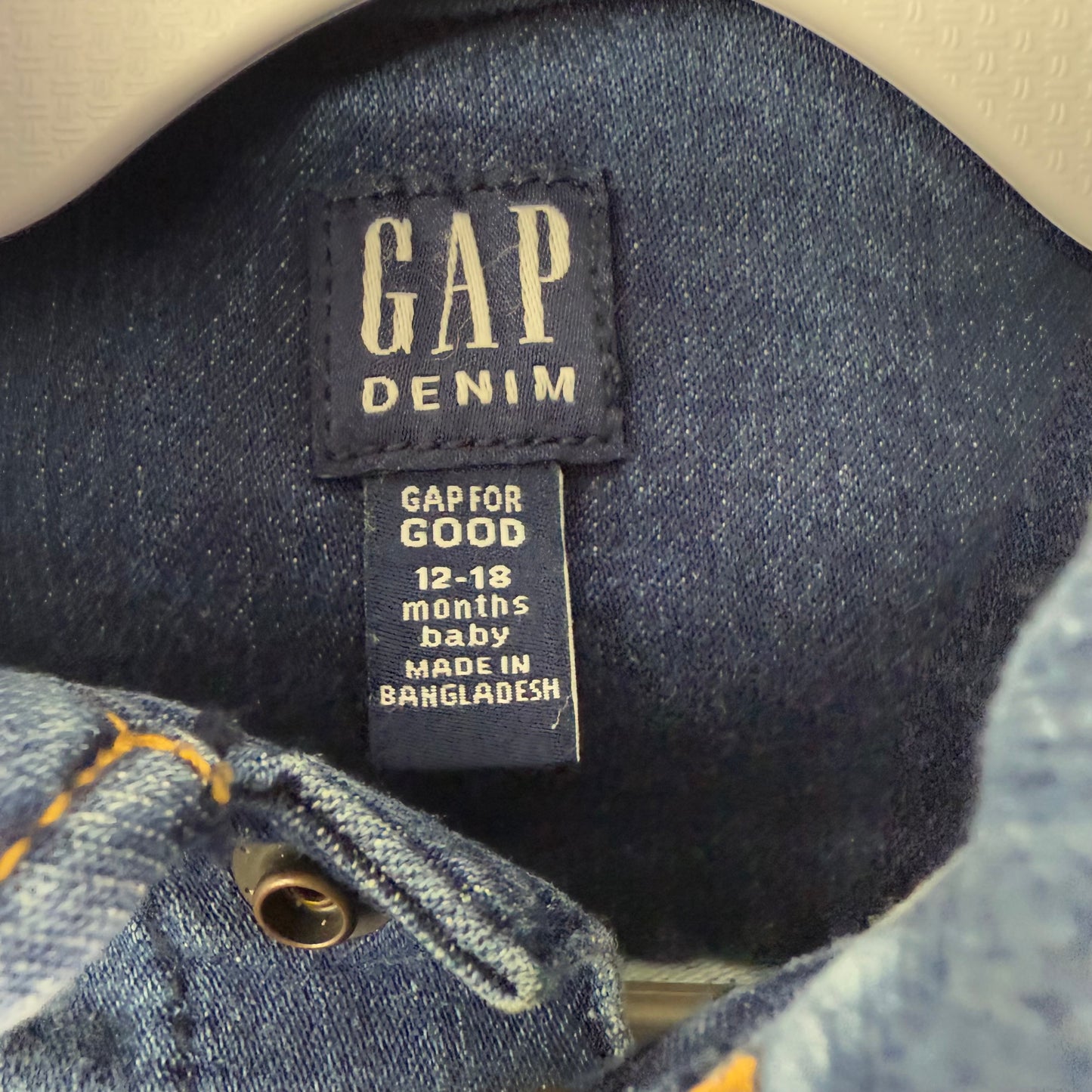 baby gap denim jacket 12-18M