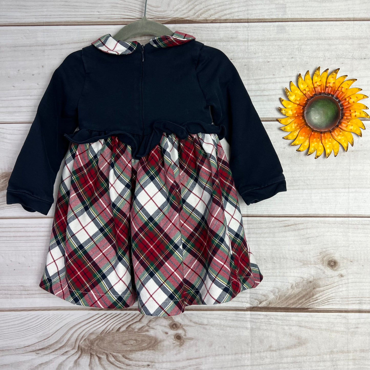 mayoral plaid dress 18M