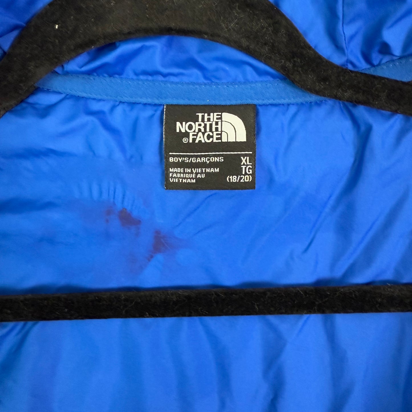 the north face quilted sweater jacket XL