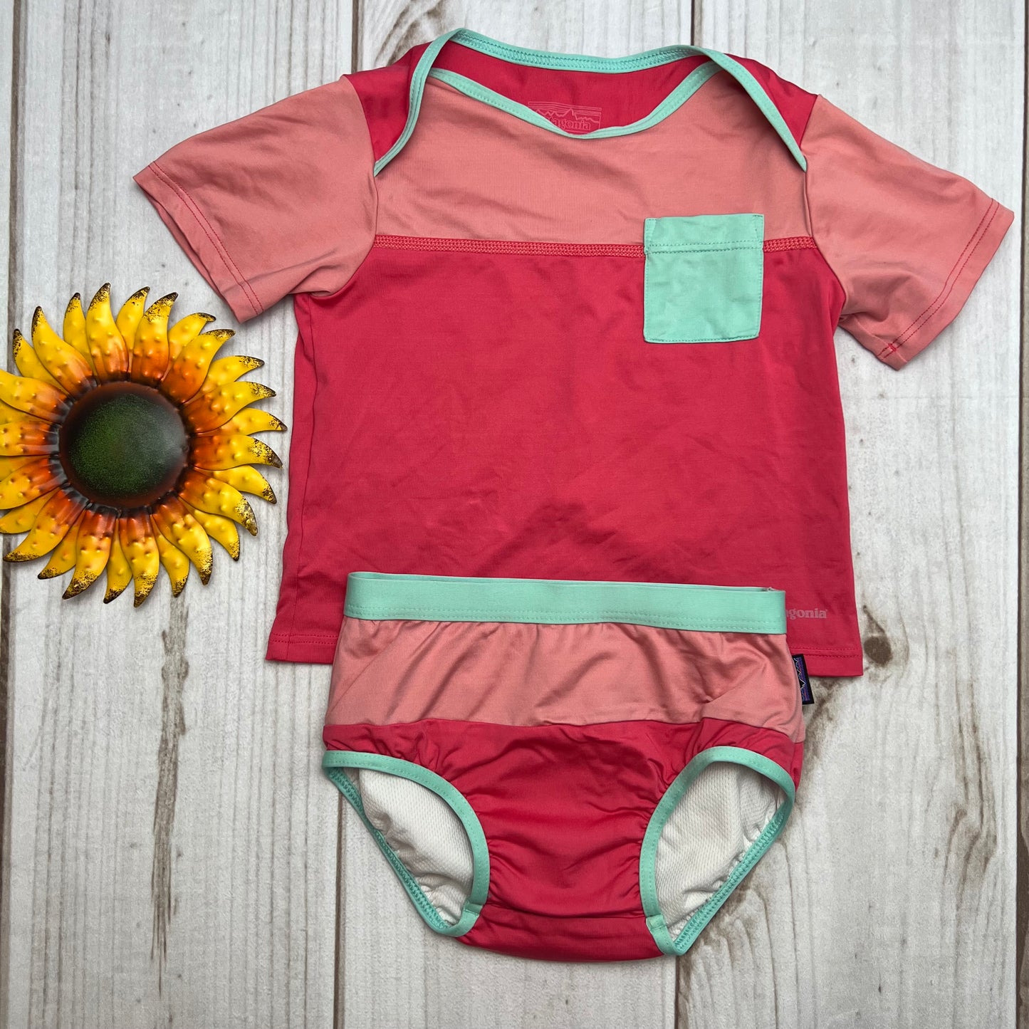 patagonia two piece swim 12-18M