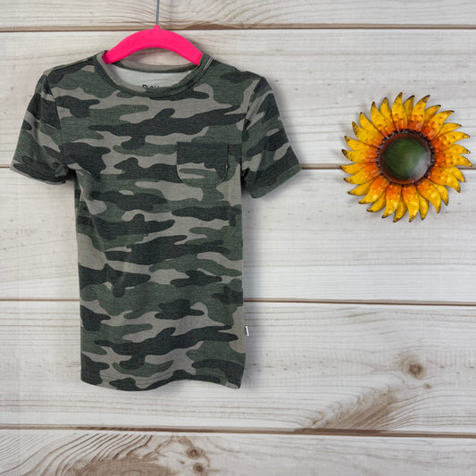 little sleepies camo pocket tee 6-12M