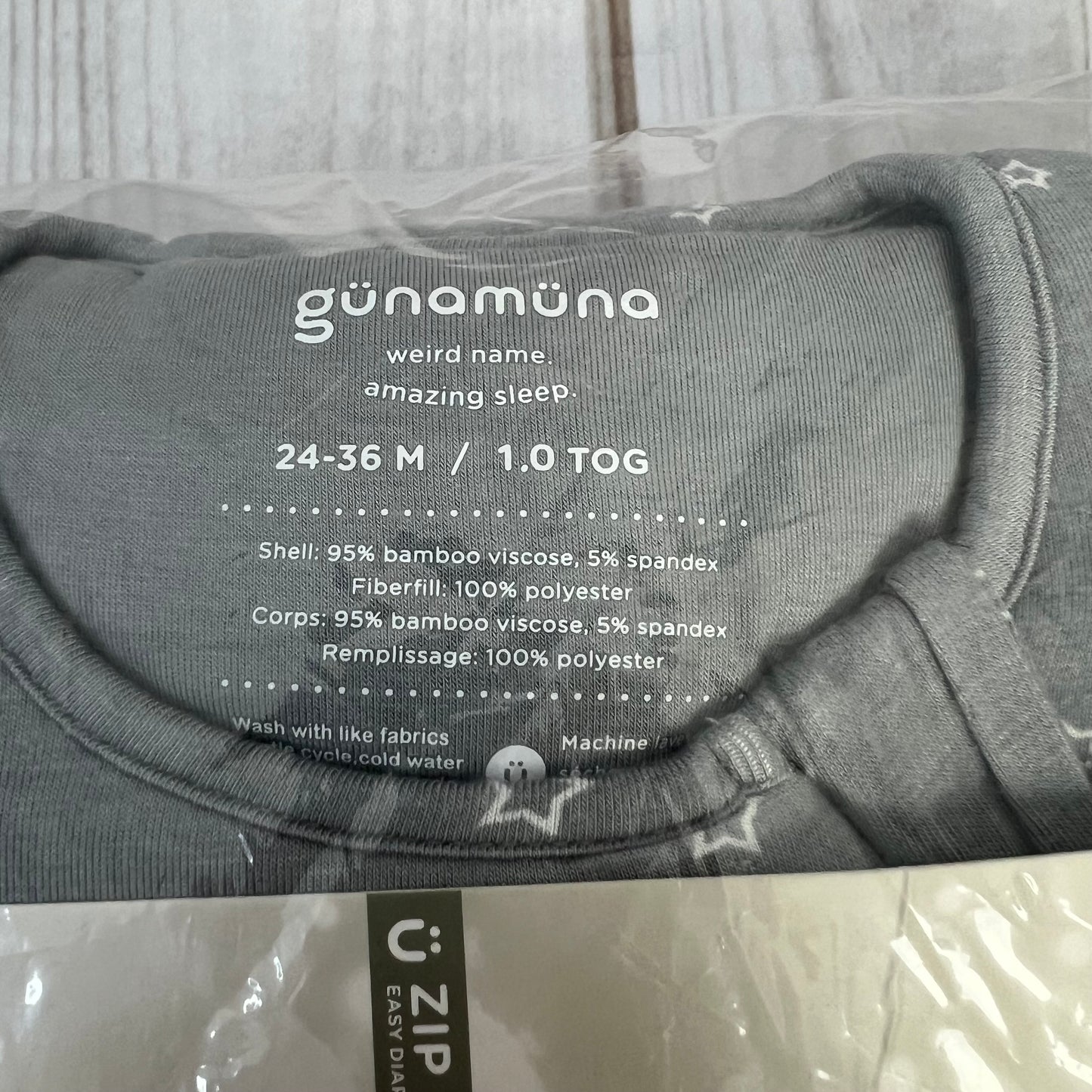 gunamuna long sleeve sleep bag duvet 24-36M