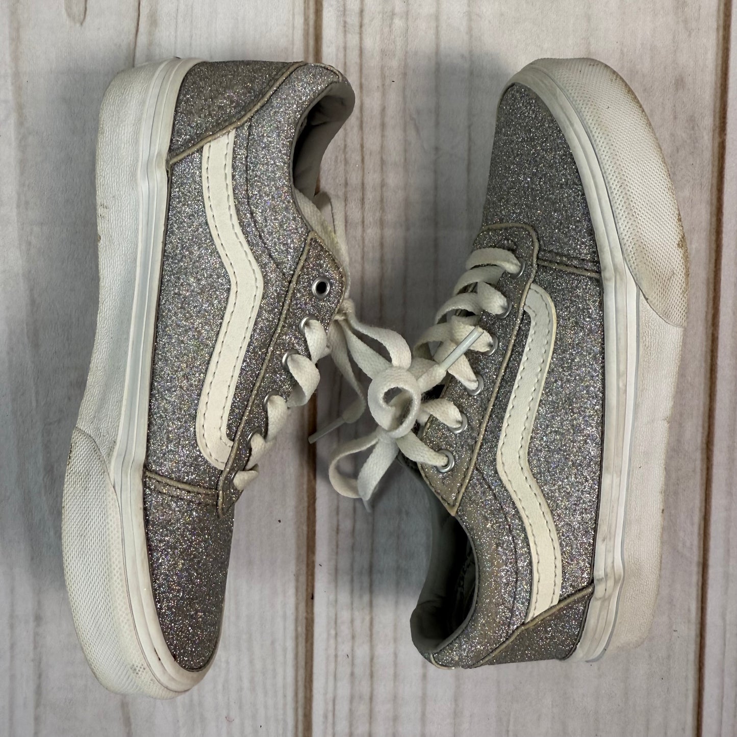 vans old skool sparkle shoes 1Y