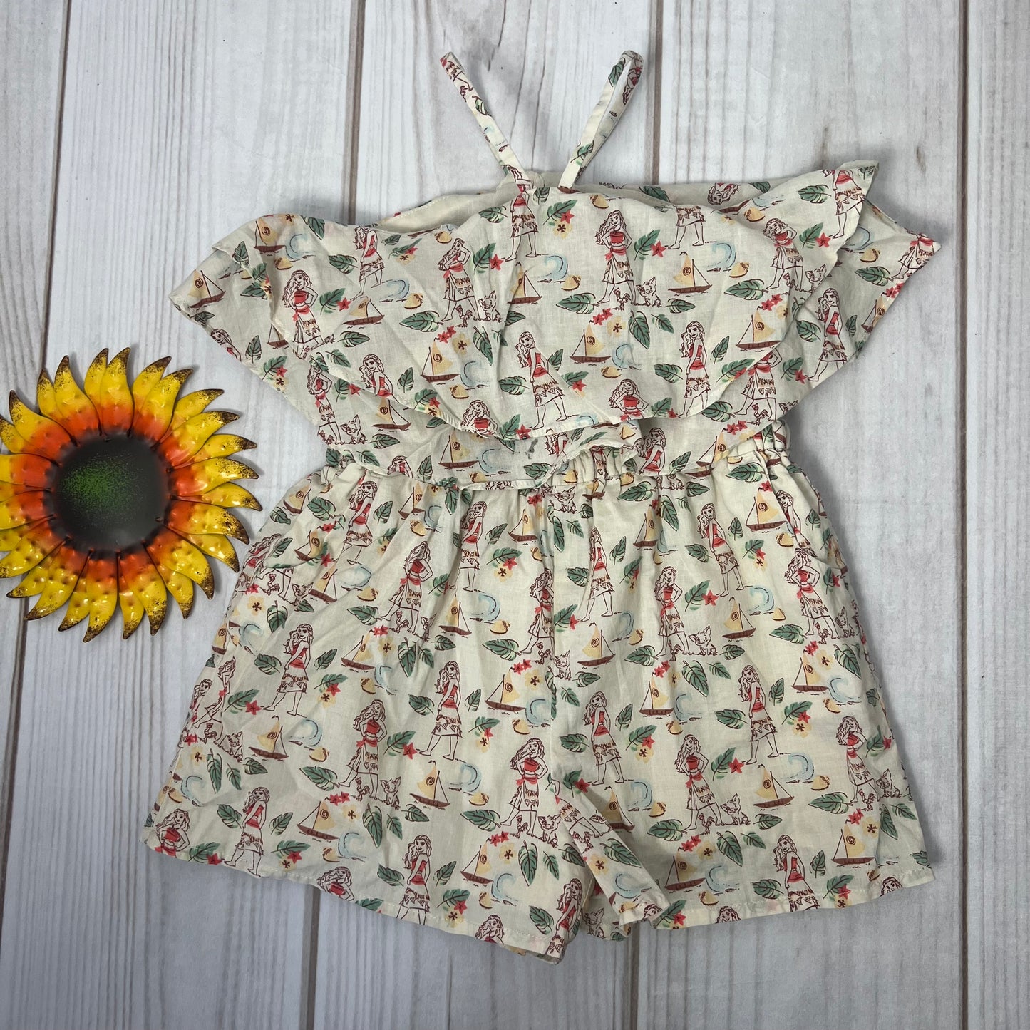 janie and jack x disney moana romper 3T