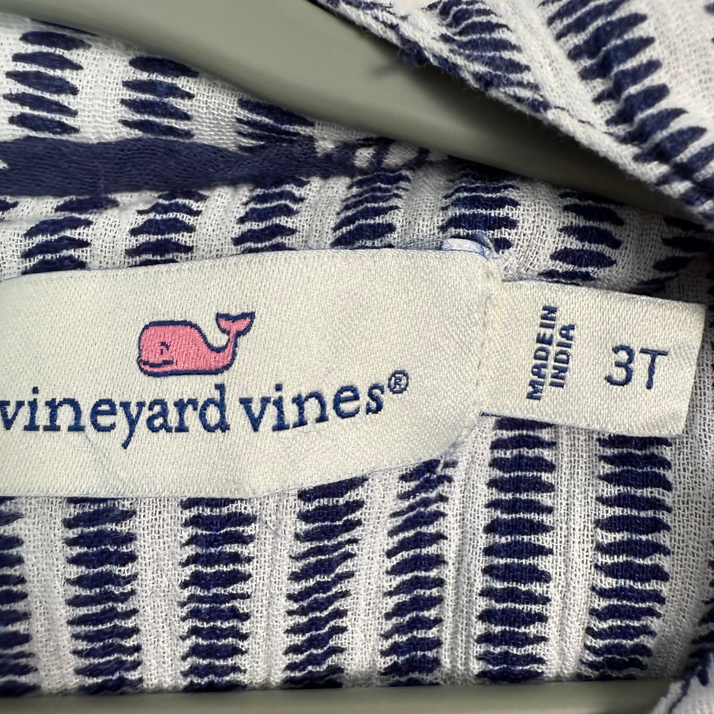 vineyard vines fleur de leaf tunic dress 3T