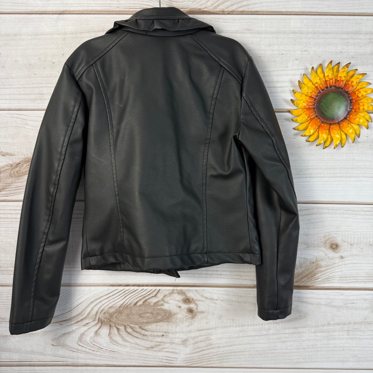 limited too faux leather jacket 7/8