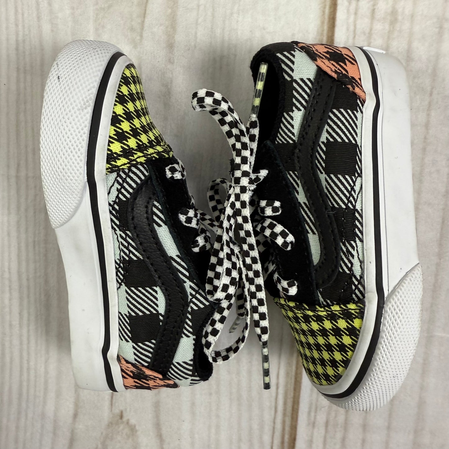 vans old skool plaid pastel 5C