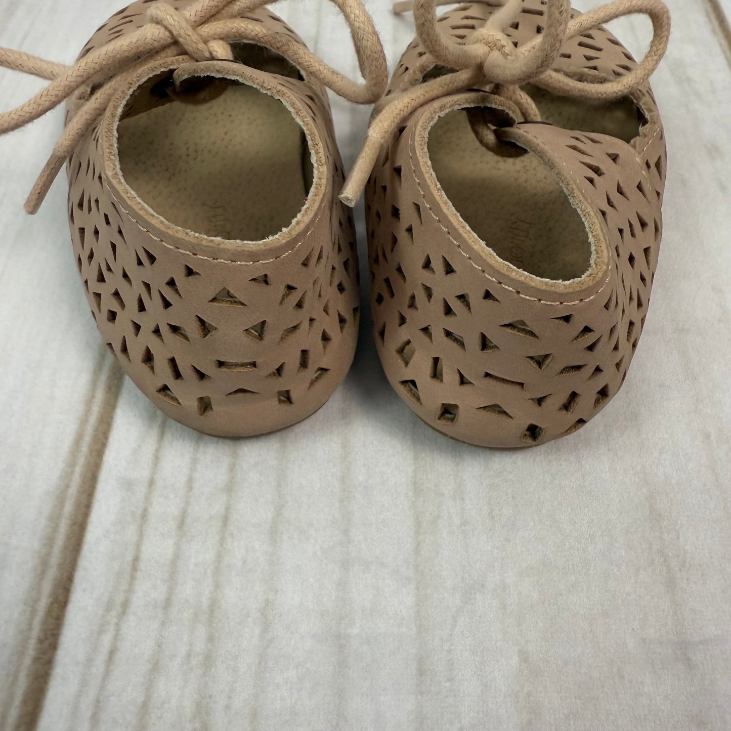 consciously baby leather boho mary janes 6C