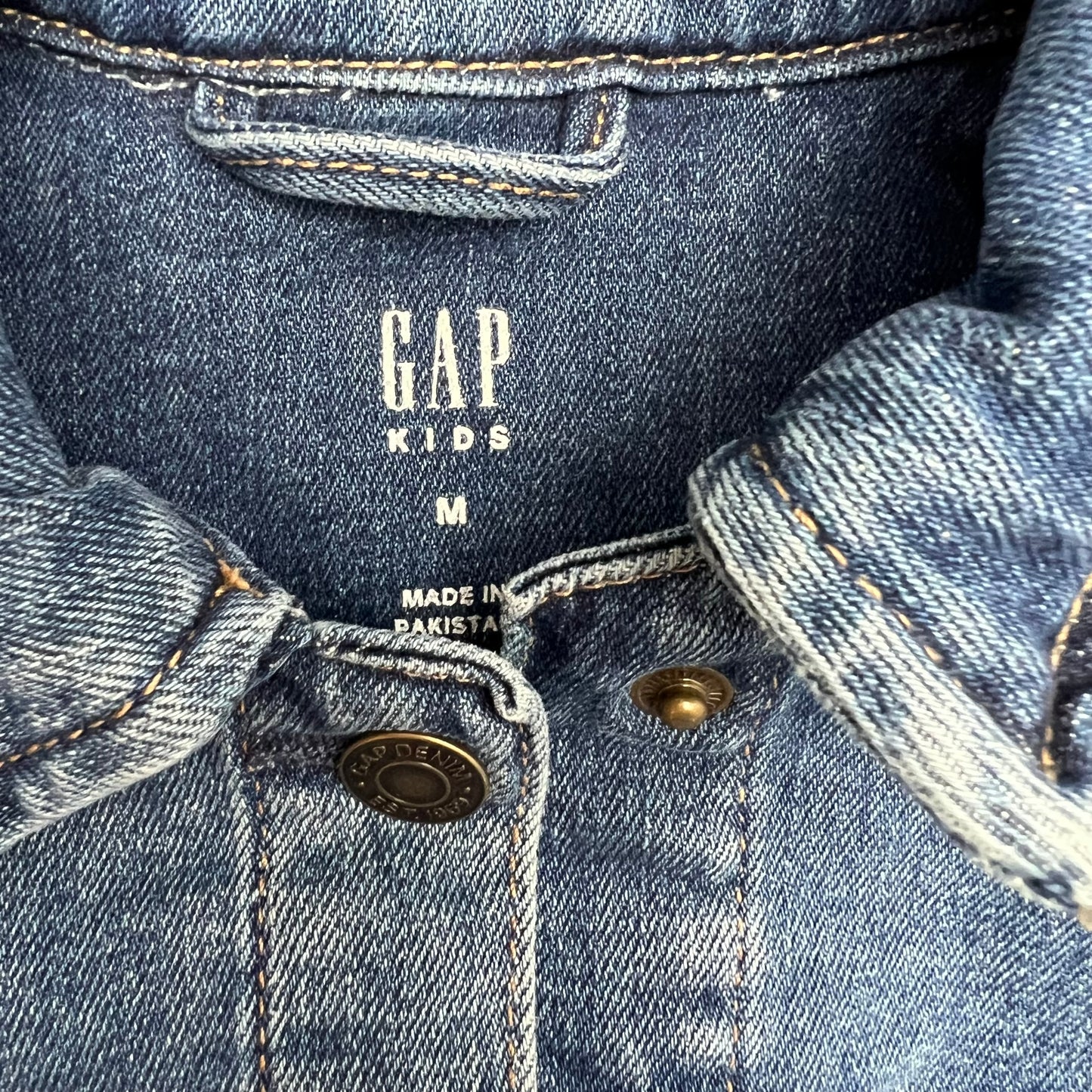 gap kids denim jacket M