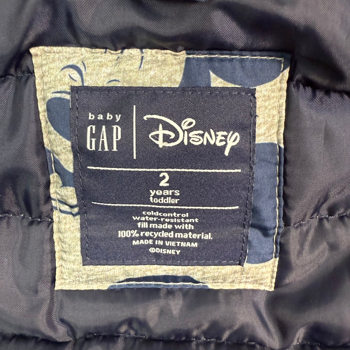 gap kids x disney mickey lightweight puffer 2