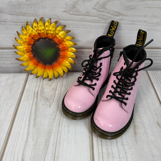 dr. martens toddler 1460 patent boots 9C