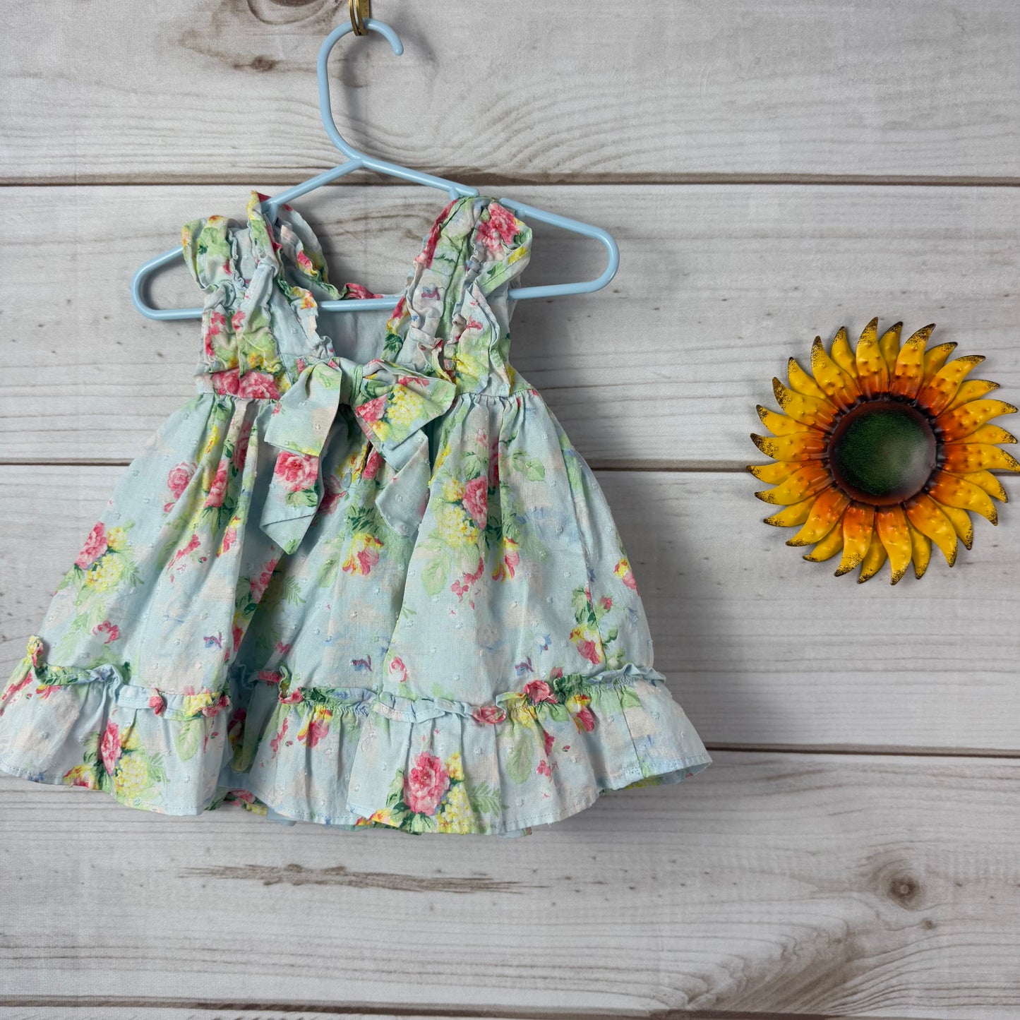 janie and jack floral dress 3-6M