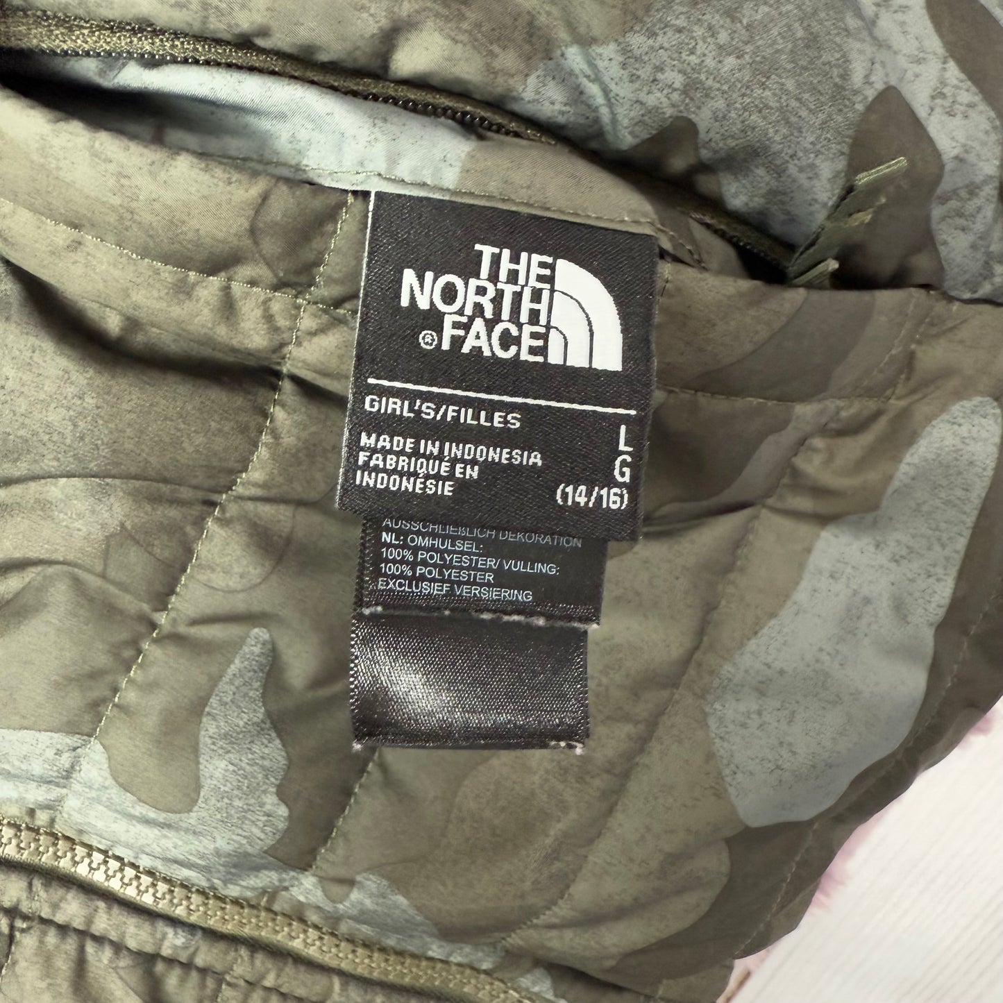 the north face mossbud reversible jacket 14/16