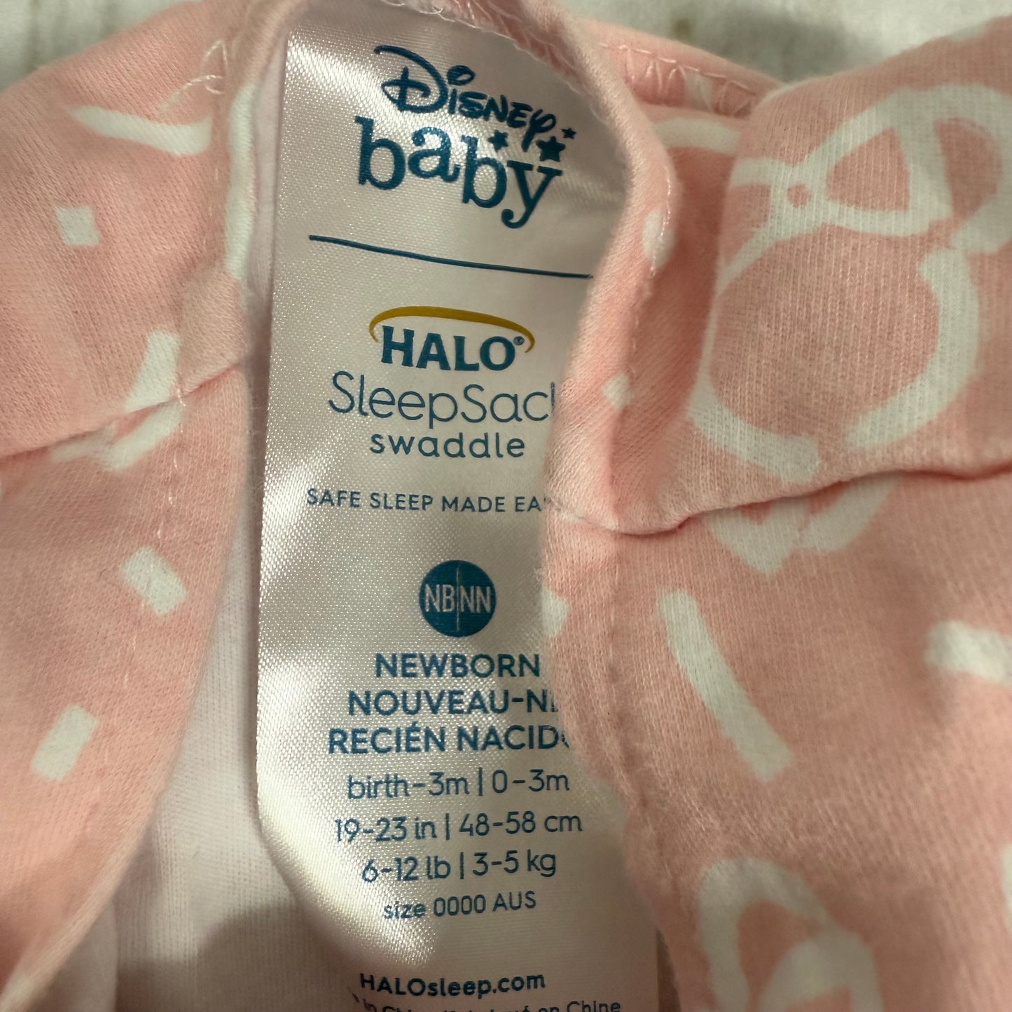 halo cotton swaddle NB